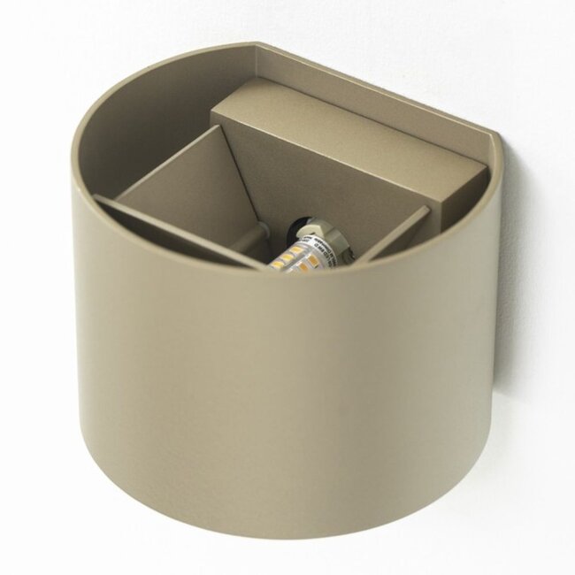 Artdelight Wandlamp Gyro - Champagne
