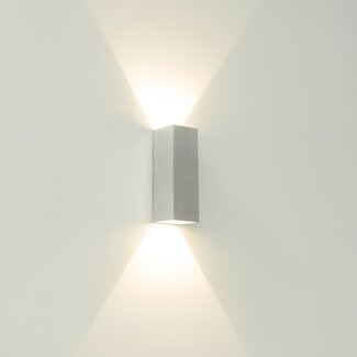 Artdelight Wandlamp Vegas 150 - Aluminium
