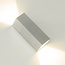 Artdelight Wandlamp Vegas 150 - Aluminium