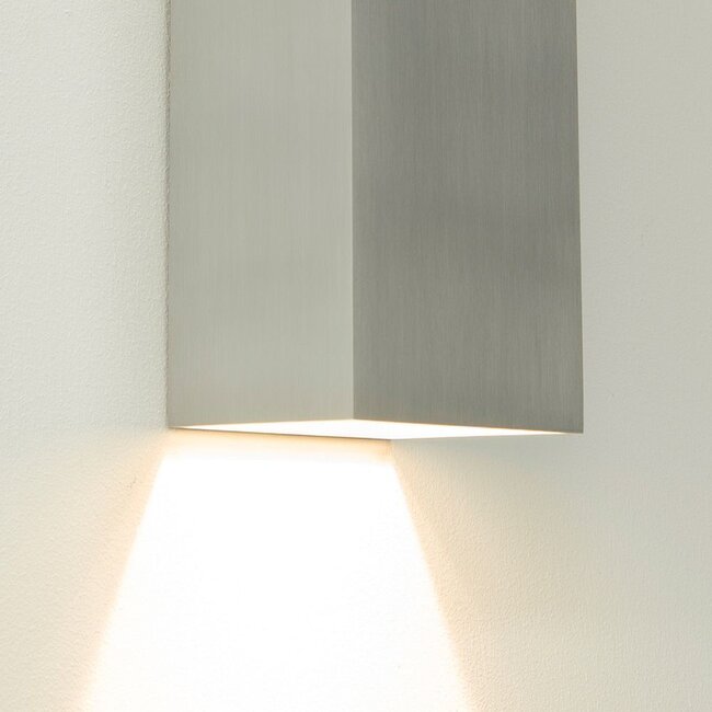 Artdelight Wandlamp Vegas 250 - Aluminium