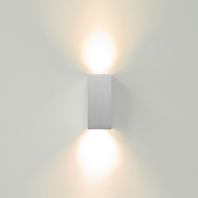 Artdelight Wandlamp Dante 2 - Aluminium