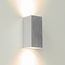 Artdelight Wandlamp Dante 2 - Aluminium