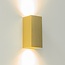 Artdelight Wandlamp Dante 2 - Goud