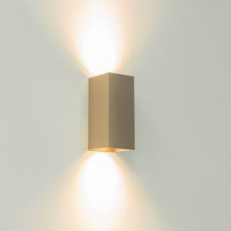 Artdelight Wandlamp Dante 2 - Champagne