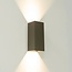 Artdelight Wandlamp Dante 2 XL - Gun Metal