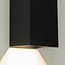 Artdelight Wandlamp Dante 2 XL - Zwart