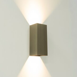 Artdelight Wandlamp Dante 2 XL - Antiek Brons