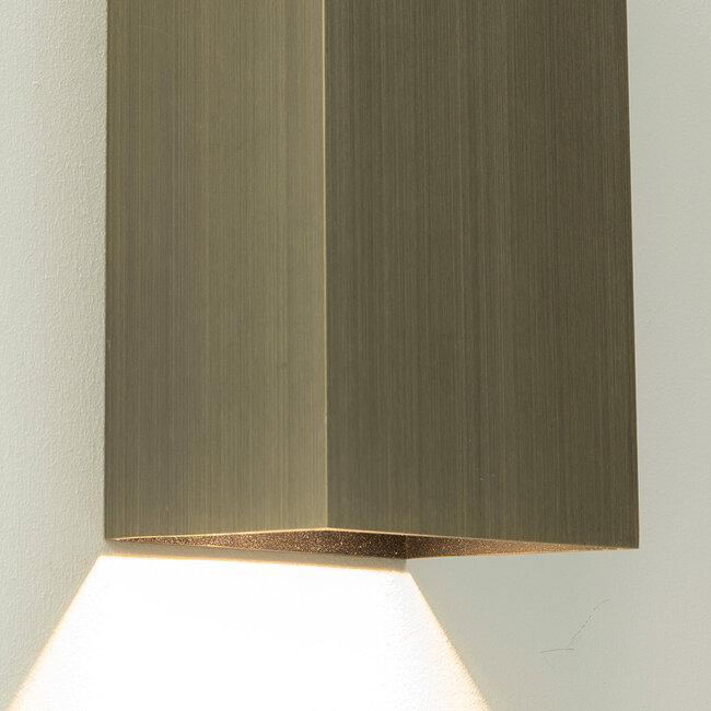 Artdelight Wandlamp Dante 2 XL - Antiek Brons