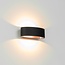 Artdelight Wandlamp Sharp - Zwart/Koper