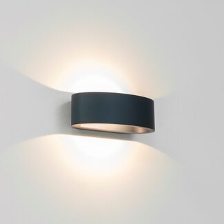 Artdelight Wandlamp Sharp - Antraciet