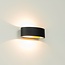 Artdelight DALI Wandlamp Sharp - Zwart/Mat Goud