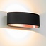 Artdelight DALI Wandlamp Sharp - Zwart/Koper