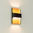 Artdelight Wandlamp Dallas - Zwart/Koper