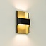 Artdelight DALI Wandlamp Dallas - Zwart/Mat Goud