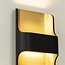 Artdelight DALI Wandlamp Dallas - Zwart/Mat Goud