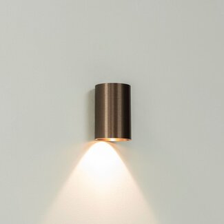 Artdelight Wandlamp Brody 1 - Donker Brons