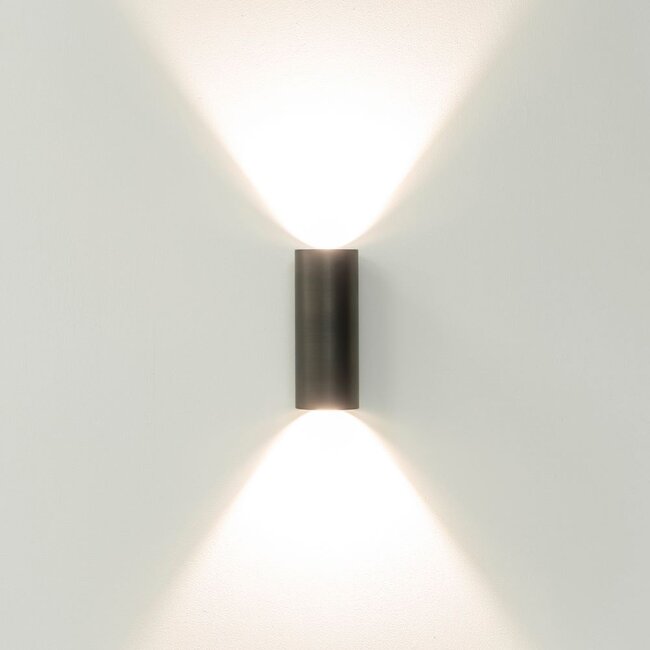 Artdelight Wandlamp Brody 2 - Donker Antiek Brons - Dim To Warm