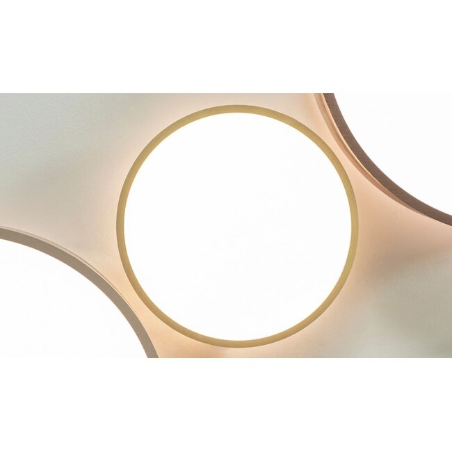 Artdelight Plafondlamp Chicago 250 - Warm Goud