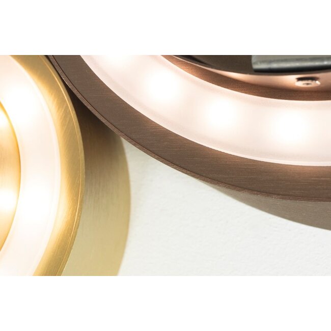 Artdelight Plafondlamp Chicago 250 - Warm Goud