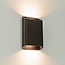 Artdelight DALI Wandlamp Diaz L - Donker Antiek Brons