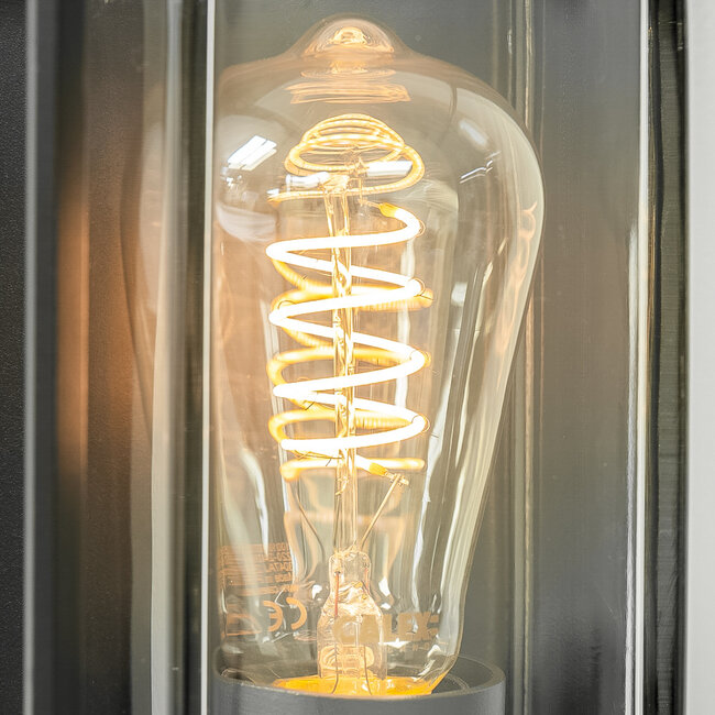 Artdelight Wandlamp Leeds 25 - Zwart