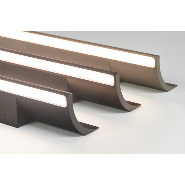 Artdelight DALI Wandlamp Malibu 1L - Donker Brons