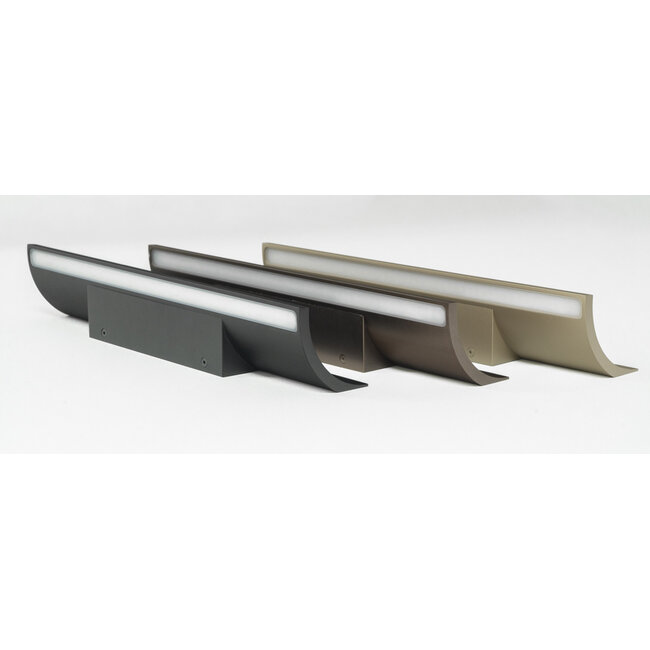 Artdelight DALI Wandlamp Malibu 1L - Donker Brons