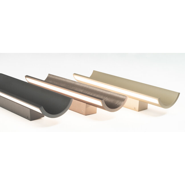 Artdelight Wandlamp Malibu 2L - Champagne