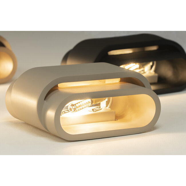 Artdelight Wandlamp Metz - Champagne