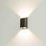 Artdelight Wandlamp Diaz S - Donker Antiek Brons - Dim To Warm