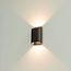 Artdelight Wandlamp Diaz S - Donker Antiek Brons