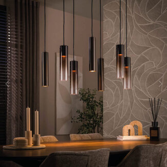 HELDR! Hanglamp Varese 7L - Bruin