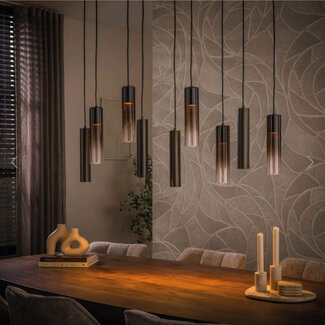 HELDR! Hanglamp Varese 9L - Bruin
