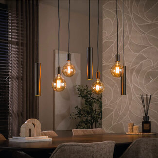 HELDR! Hanglamp Amico 7L - Bruin