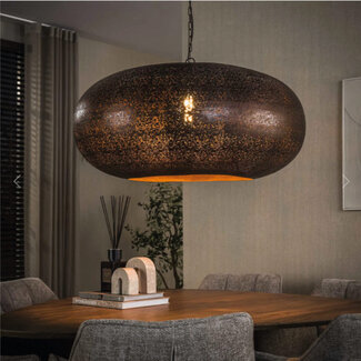 HELDR! Hanglamp Volterra Ø90cm - Antiek Koper