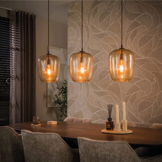 HELDR! Hanglamp Ventura 3L - Amber