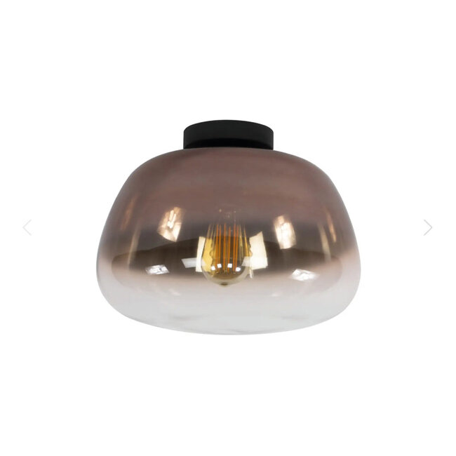 HELDR! Glazen Plafondlamp Limone - Koper