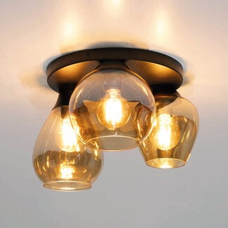 HELDR! Plafondlamp Cirella 3L - Amber