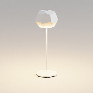 Ubiqua Tafellamp Stone - Wit
