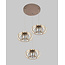 Geeti Design Hanglamp Salo 3L Vide - Zand/Zwart