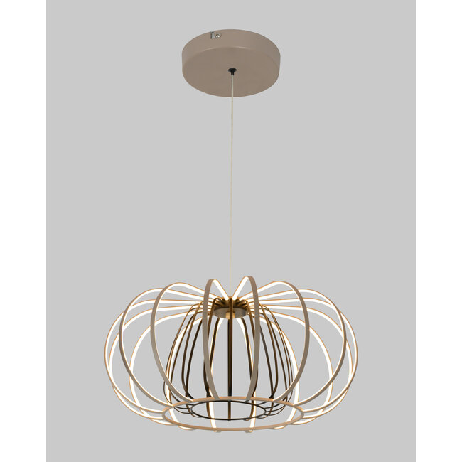 Geeti Design Hanglamp Salo 1L - Zand/Zwart