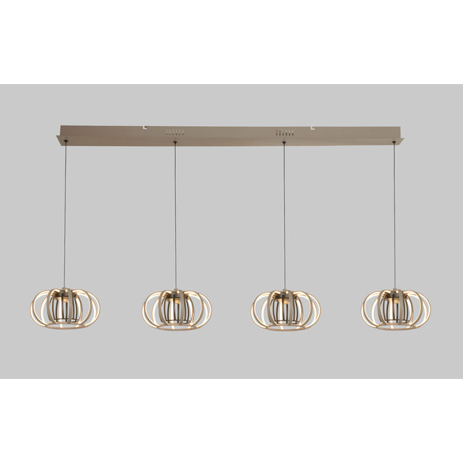 Geeti Design Hanglamp Salo 4L - Zand/Zwart