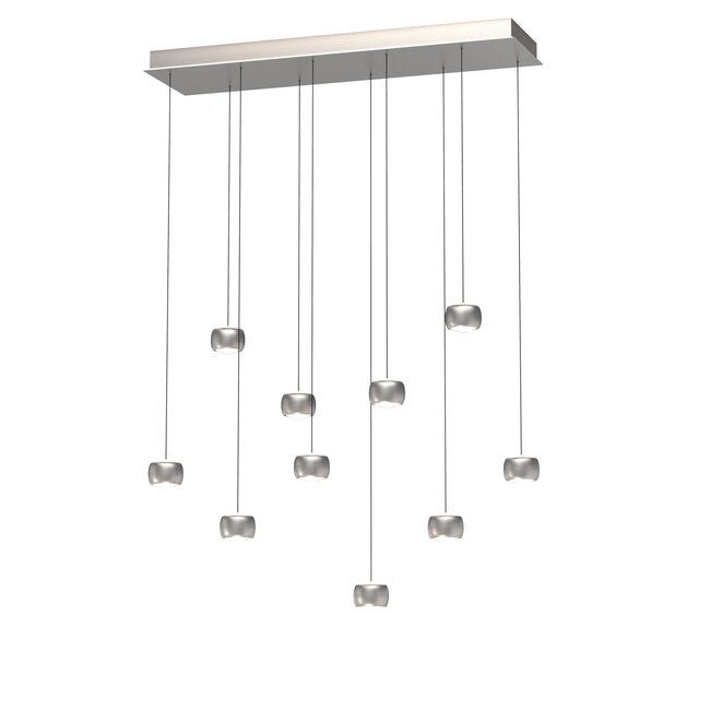 Geeti Design Hanglamp Quiberon 10L - Nikkel Mat