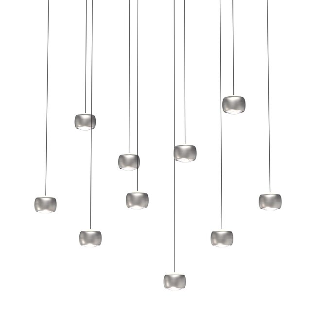 Geeti Design Hanglamp Quiberon 10L - Nikkel Mat