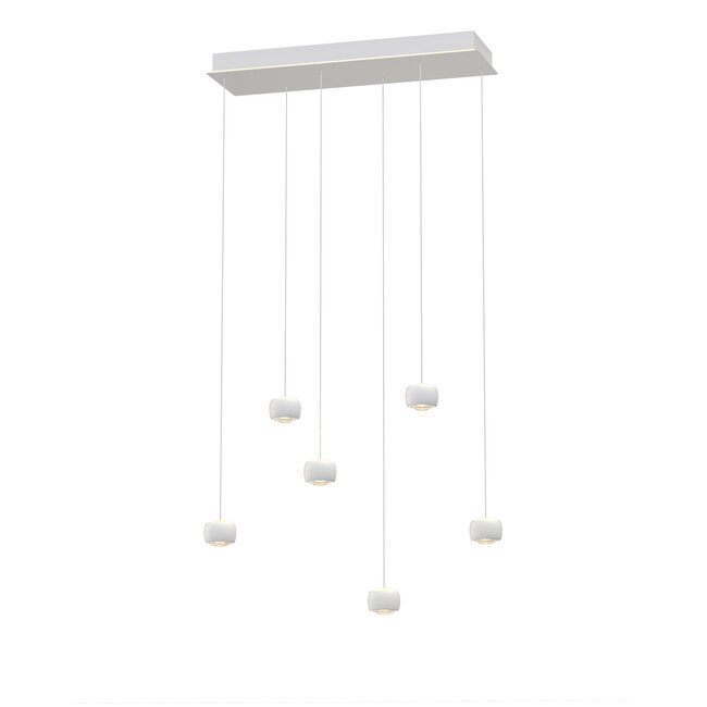 Geeti Design Hanglamp Quiberon 6L - Wit