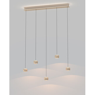 Geeti Hanglamp Quiberon 5L - Zand