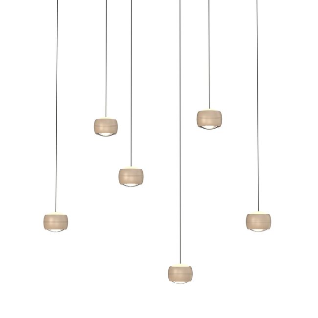 Geeti Design Hanglamp Quiberon 6L - Zand