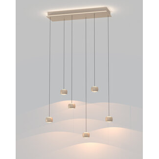 Geeti Hanglamp Quiberon 6L - Zand