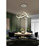 Geeti Design Hanglamp Bandol 1L - Zwart/Chroom