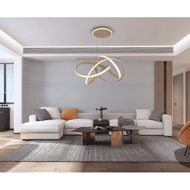 Geeti Design Hanglamp Bandol 1L - Zand